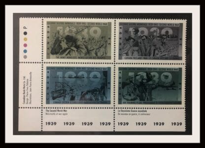 Canada Scott # 1260-1263a Mint Never Hinged Plate Block