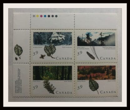 Canada Scott # 1283-1286a Mint Never Hinged Plate Block