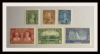 Canada Scott # 211-216 Mint Never Hinged