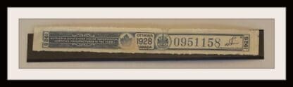 Canada # 1928 Ottawa Liquor Control Tax Stamp Used