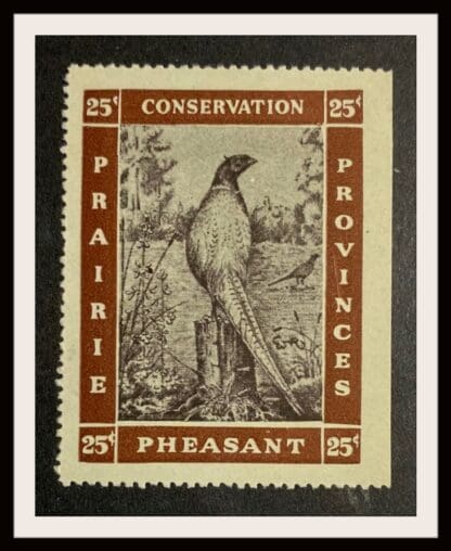 Canada # PC1  Prairie Provence Conservation Stamp