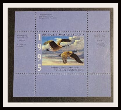 Canada # PEW  1996 Prince Edward Islands Duck Stamp