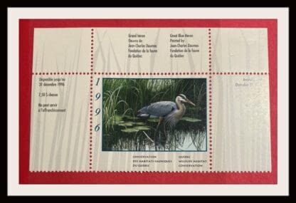 Canada # QW9 1996 Quebec Duck Stamp