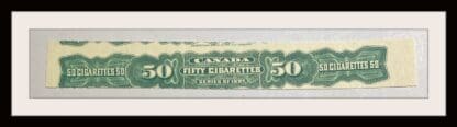 Canada # RC176 Cigarette Tax Stamp Mint NO GUM