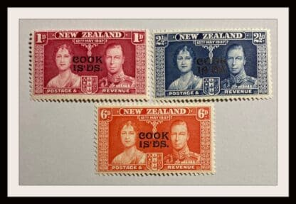 Cook Islands Scott # 109-111 Mint Hinged