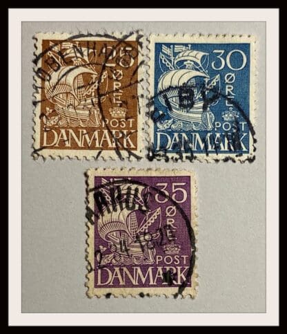 Denmark Scott #234/236-237 Used