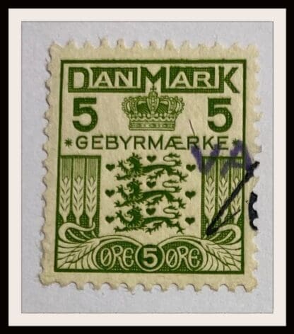 Denmark Scott #O14 Used