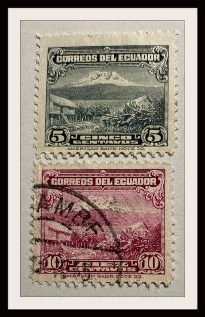 Ecuador Scott #323a/329a Mint Hinged & Used