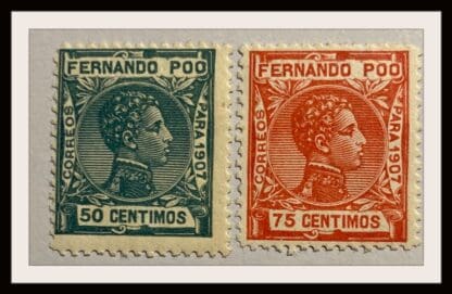 Fernando Po Scott #160-161 Mint Hinged