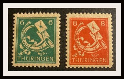 Germany DDR Scott # 16N4-16N5 Mint Hinged