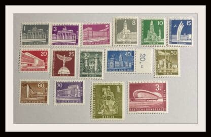 Germany Scott #9N120-121/124-136 Mint Never Hinged