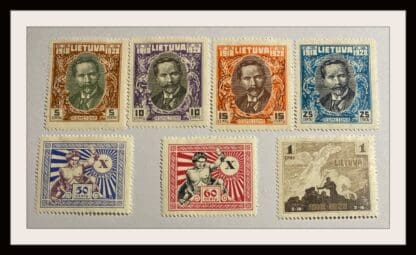 Lithuania Scott # 226-232 Mint Hinged