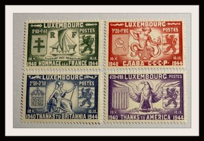 Luxembourg Scott # B117-B120 Mint Never Hinged