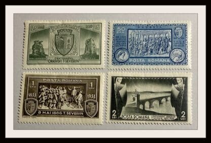 Romania Scott #429-432 Mint Hinged