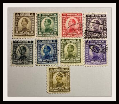 Yugoslavia Scott #1-7/9/11 Used