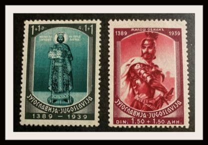 Yugoslavia Scott # B88-B89 Mint Hinged