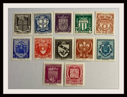 France Scott # B117-B128 Mint Hinged