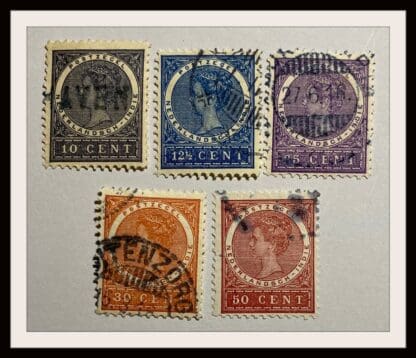 Netherlands Indie Scott # 48-49/55-57 Used