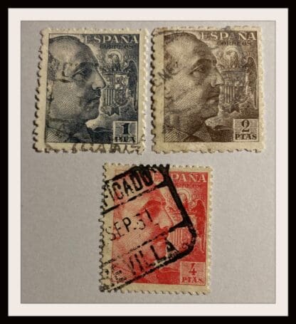 Spain Scott #702-704 Used