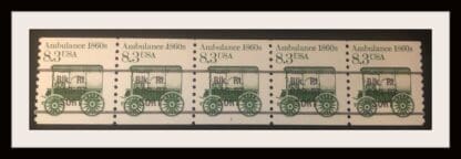 Scott # 2128a Mint Never Hinged Plate Strip of 5 # 1