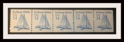 Scott # 2134 Mint Never Hinged Plate Strip of 5 # 1 Overall Tagging