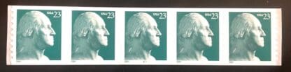 Scott # 3475a Mint Never Hinged Plate Strip of 5 # B11