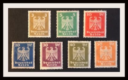 Scott #330-336 Germany Mint Never Hinged