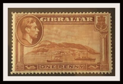 Gibraltar #108a Mint Hinged