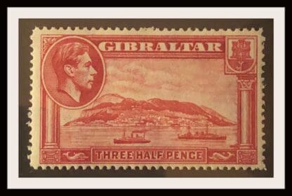 Gibraltar #109 Mint Hinged