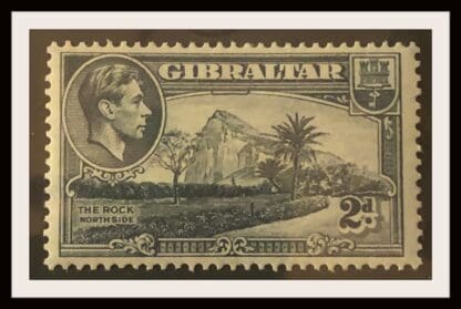 Gibraltar #110 Mint Hinged