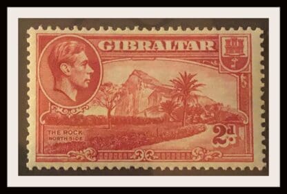 Gibraltar #110b Mint Hinged