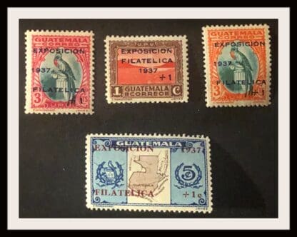 Guatemala #B1-B4 Mint Hinged