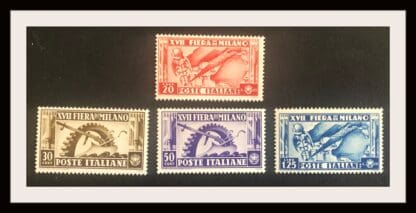 Italy Scott #355-358 Mint Hinged