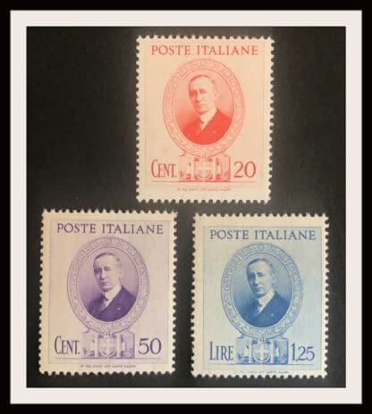 Italy Scott #397-399 Mint Hinged