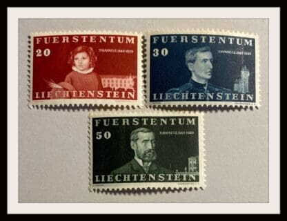 Liechtenstein Scott # 160-162 Mint Never Hinged