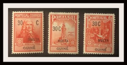 Portuguese Guinea # RAJ1-RAJ3 Mint Hinged