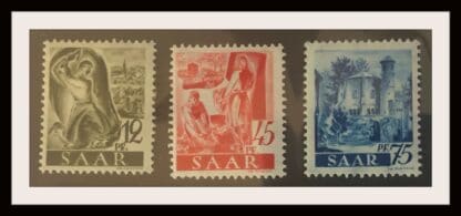 Saar Scott # 172-174 Mint Hinged