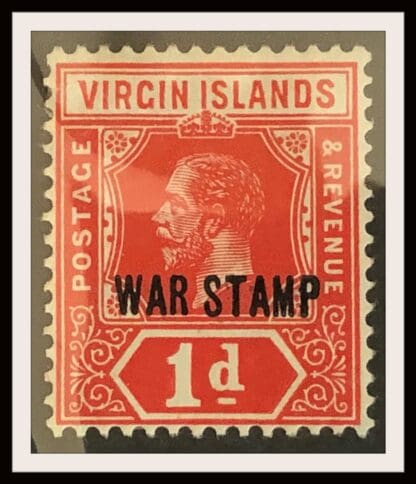 British Virgin Islands Scott # MR1 Mint Hinged