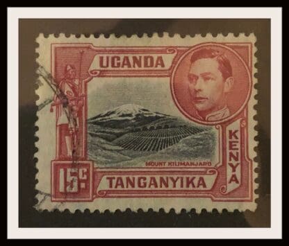 Kenya Tanganyika and Uganda Scott #72 Used