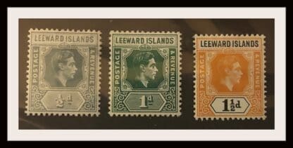 Leeward Islands Scott #120-122 Mint Hinged