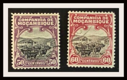 Mozambique Company Scott # 138-139 Used