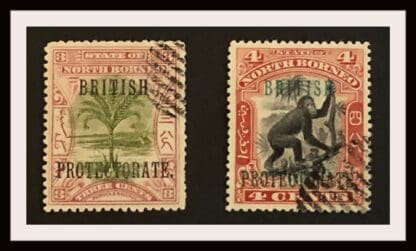 North Borneo Scott # 107-108 Used