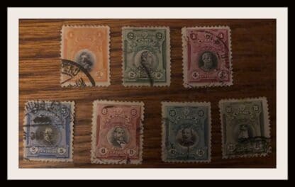 Peru Scott #209-214/216 Used