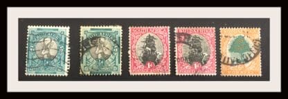 South Africa Scott #23a-b/24a-b/24b Used