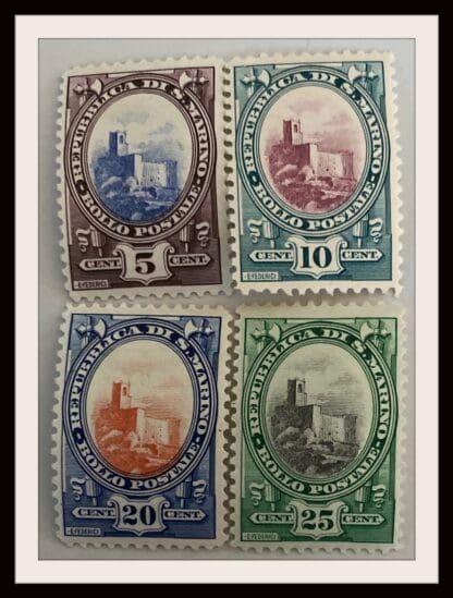 San Marino Scott # 115-116/118-119 Mint Hinged