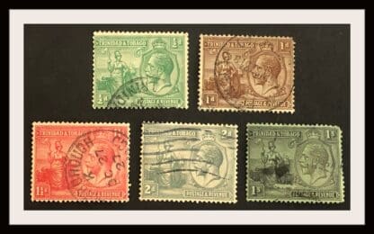 Trinidad & Tobago Scott # 21-24/29 Used