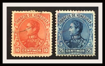 Venezuela Scott # 143-144 Mint Hinged & Used