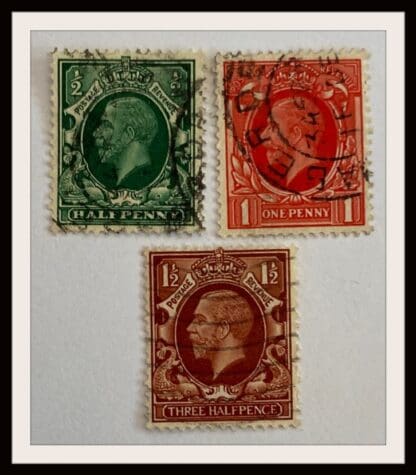 Great Britain Scott # 210-212 Used