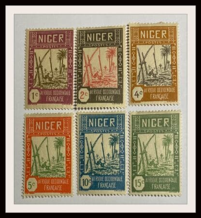 Niger Scott # 29-30/32-35 Mint Hinged