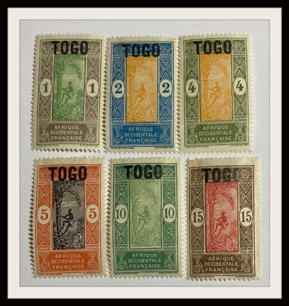 Togo Scott #193-198 Mint Hinged